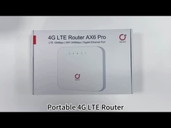 Home Olax Ax6 Pro 300 Mbps Cat4 4000mah Routeur sans fil 4G LTE CPE Wifi