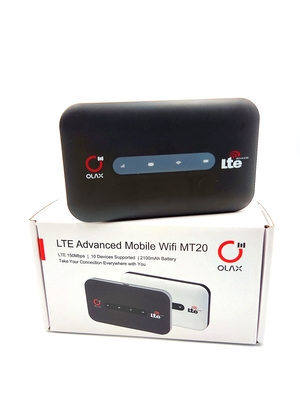 Mini routeur noir de 4G Wifi avec le modem de Sim Card Slot Portable Wifi