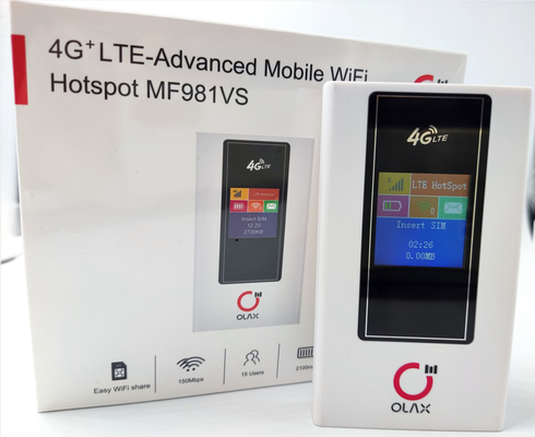 Modem sans fil des routeurs 4G LTE Wifi d'Olax MF981VS Wifi avec Sim Card Slot 150Mbps