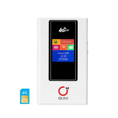 Point névralgique mobile OLAX MF981VS de poche de routeur de ROHS 2100MAh 4G LTE MIFI