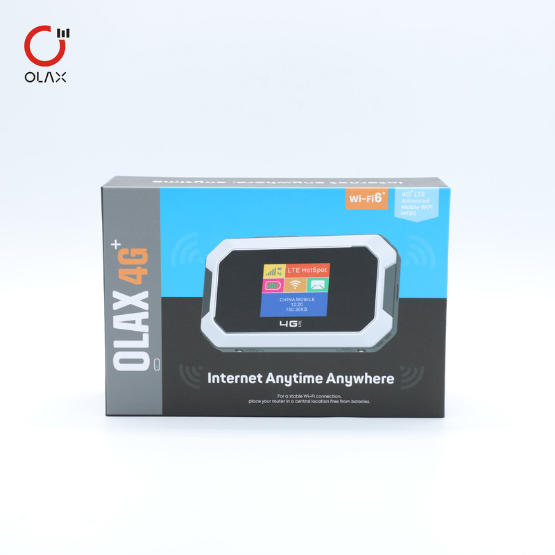 OLAX MT80 Unlocked WiFi 6 Router Wireless Network 3g 4g LTE Esim