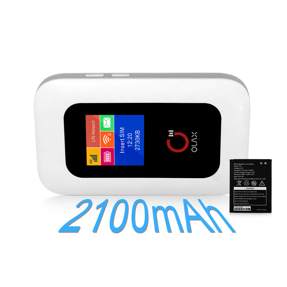 Routeurs sans fil d'OLAX MF980L Wifi avec le modem 4g mini 150Mbps d ...